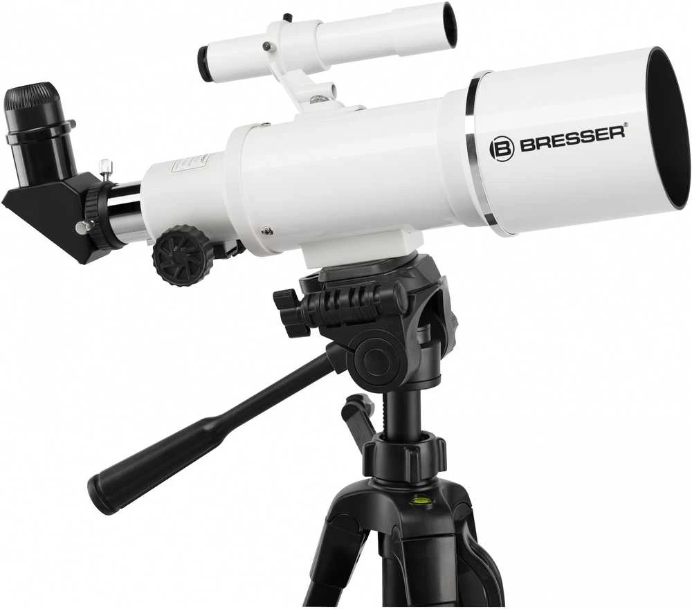 Teleskopas Bresser Classic 70/350 AZ 18 - 140x su išmaniojo telefono adapteriu