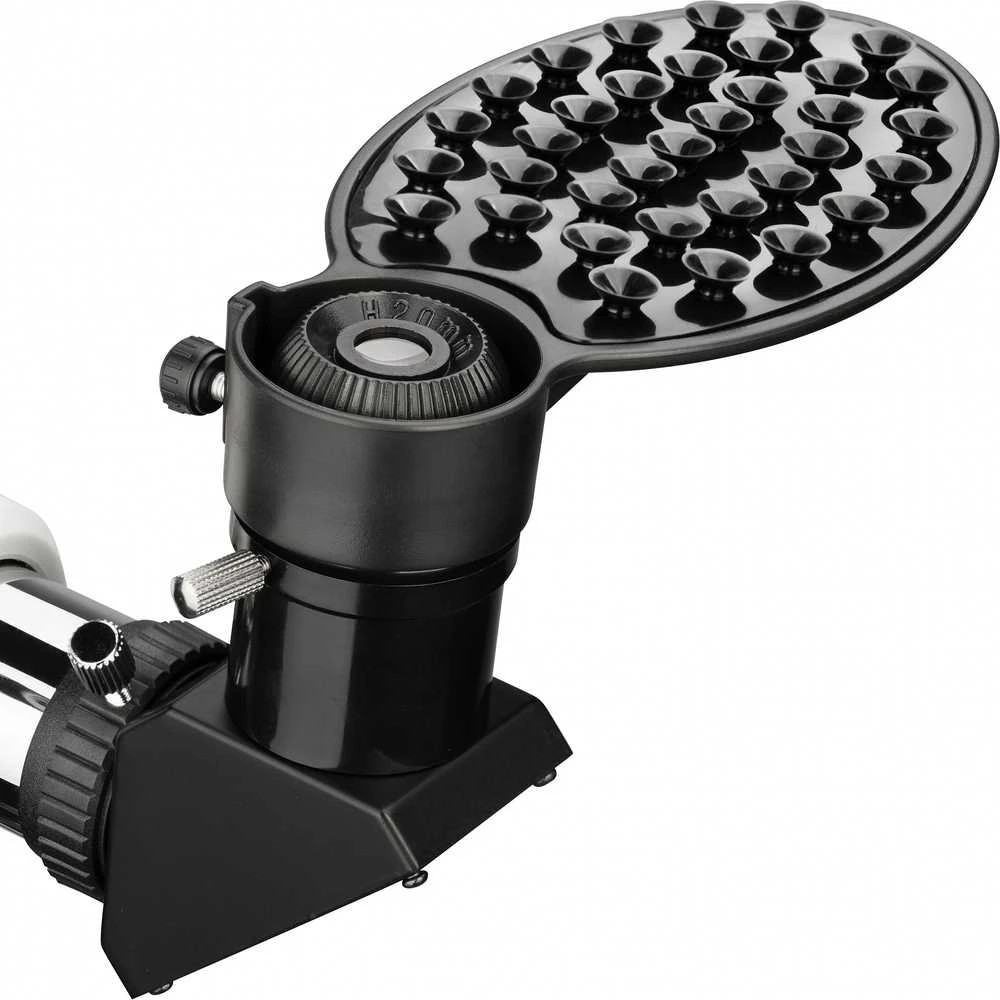 Teleskopas Bresser Classic 70/350 AZ 18 - 140x su išmaniojo telefono adapteriu
