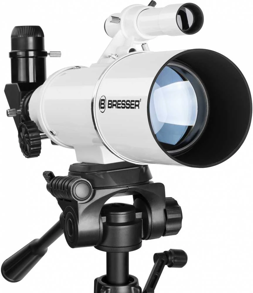 Teleskopas Bresser Classic 70/350 AZ 18 - 140x su išmaniojo telefono adapteriu