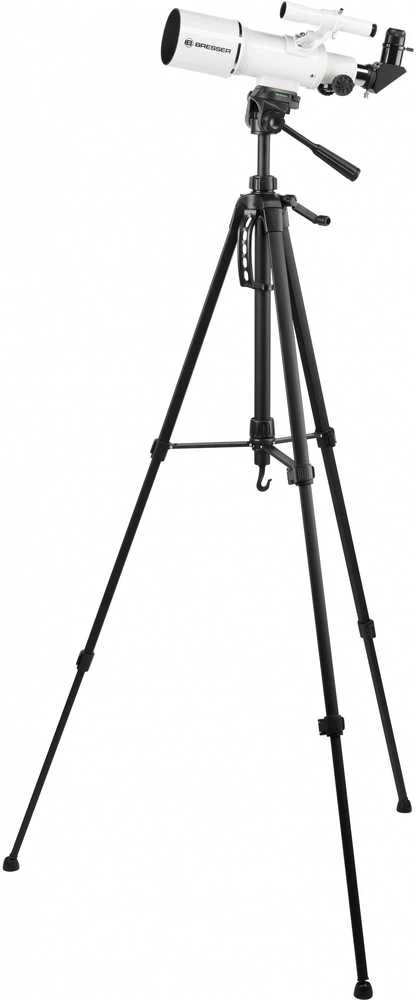 Teleskopas Bresser Classic 70/350 AZ 18 - 140x su išmaniojo telefono adapteriu
