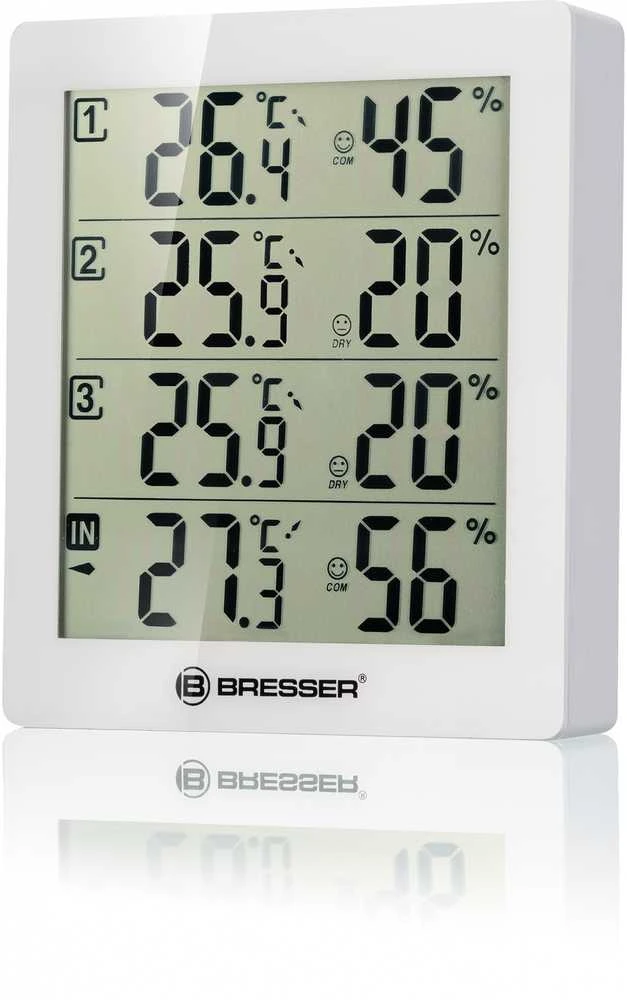 Bresser Temeo Hygro Quadro Meteorologinė stotis, balta
