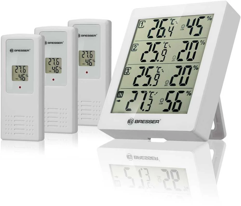 Bresser Temeo Hygro Quadro Meteorologinė stotis, balta