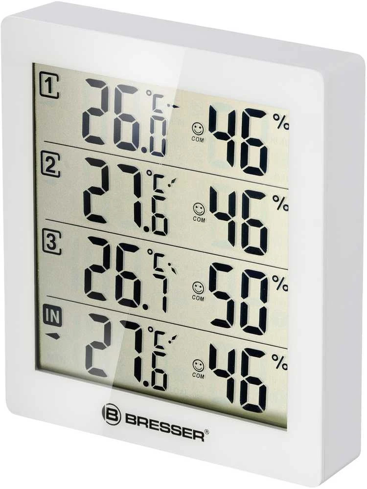 Bresser Temeo Hygro Quadro Meteorologinė stotis, balta