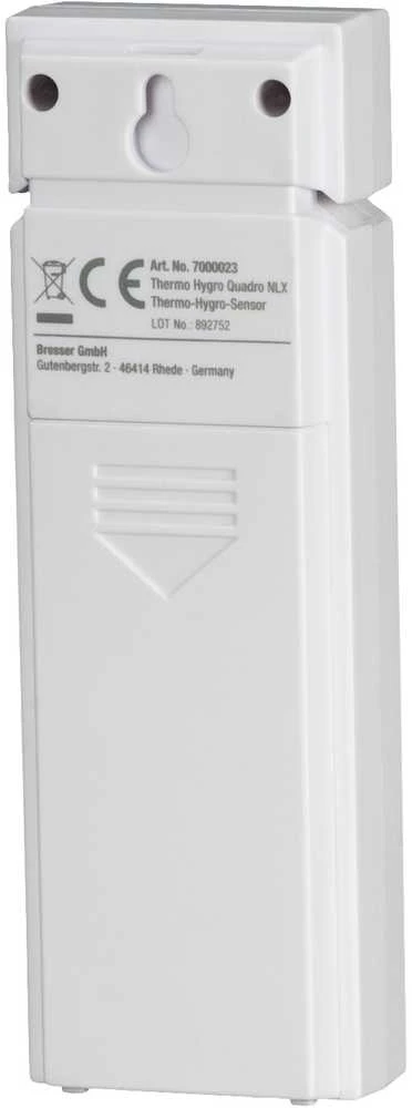 BRESSER Quadro NLX - Termometras / Higrometras su 3 lauko jutikliais
