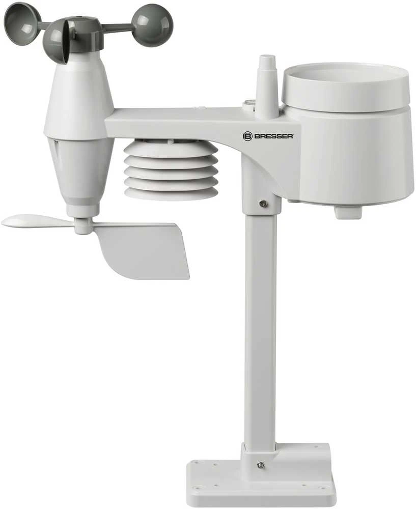 BRESSER WIFI spalvotas orų centras su 5in1 profi jutikliu