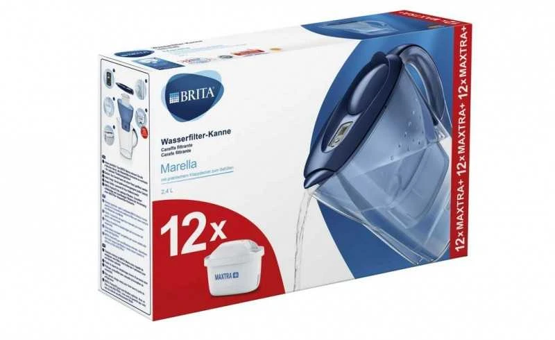 Brita Marella Maxtra filtro ąsotis + 12 filtro kasečių