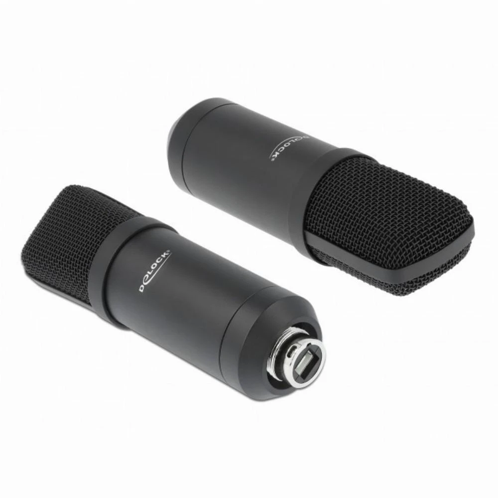 Profesionalus USB kondensatorinis mikrofonų rinkinys podkastams ir žaidimams „Delock“
