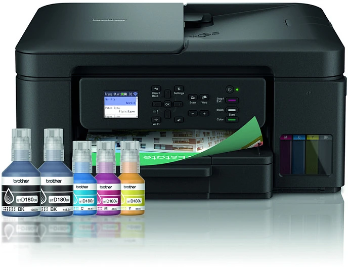 Brother | Wireless Spausdintuvas with ADF | DCP-T780DW | Inkjet | Spalvotas | 3-in-1 | A4 | Wi-Fi | Juodas