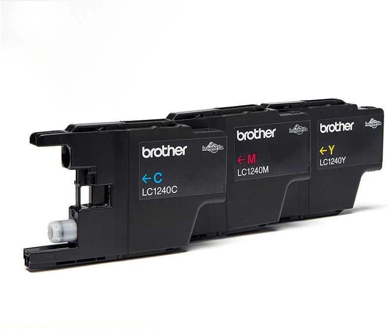 Brother LC-1240RBWBP rašalo kasetė Originalus Žydras, Rausvai raudona, Geltona
