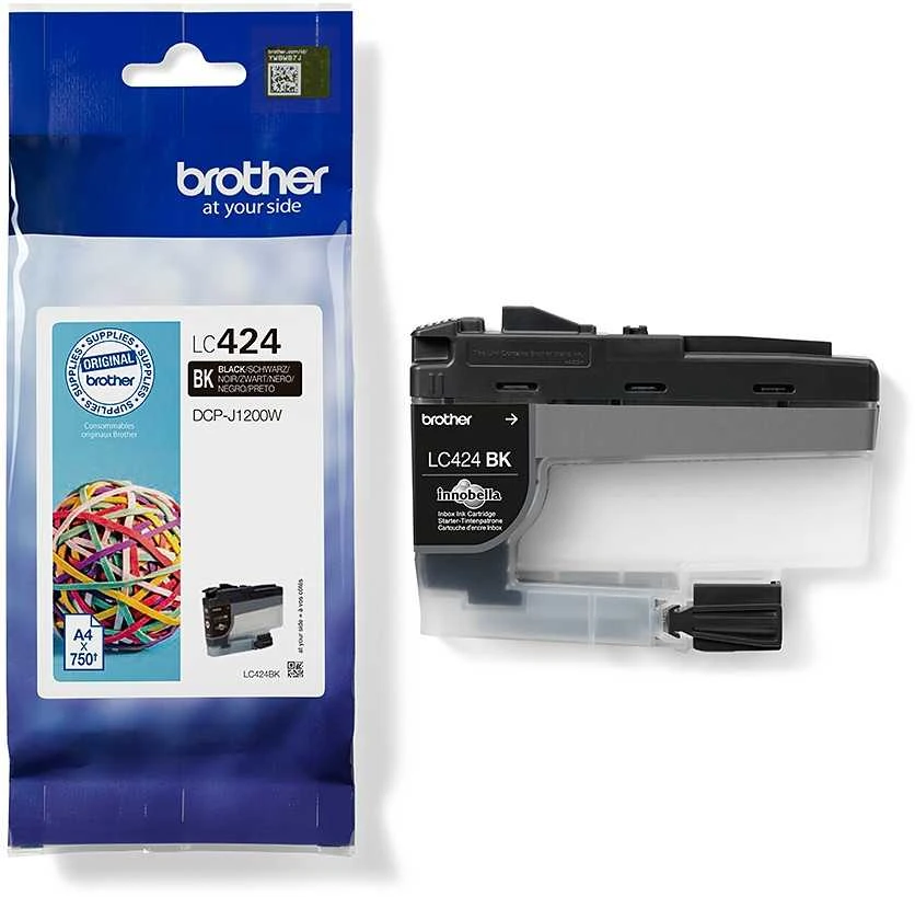 Brother LC424BK | Ink Cartridge | Juodas
