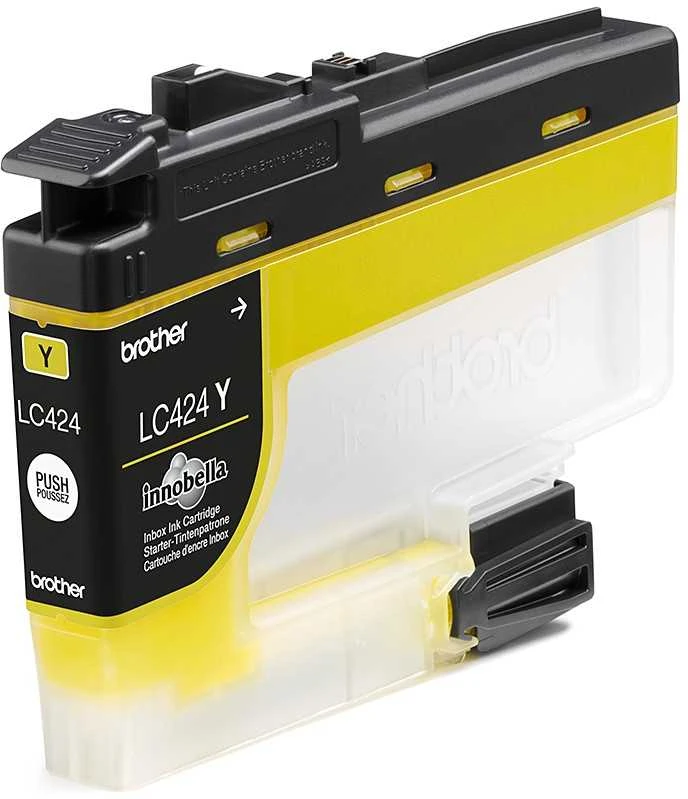 Brother Brolis LC-424Y | Rašalo kasetė | Geltona