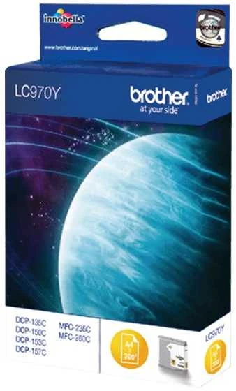 BROTHER LC-970Y TONERIS Geltonas 300P