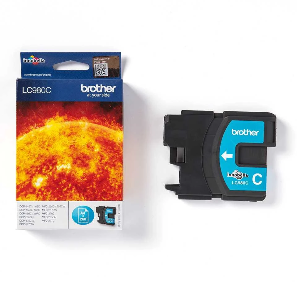 BROTHER LC-980C TONERIS CYAN 260P