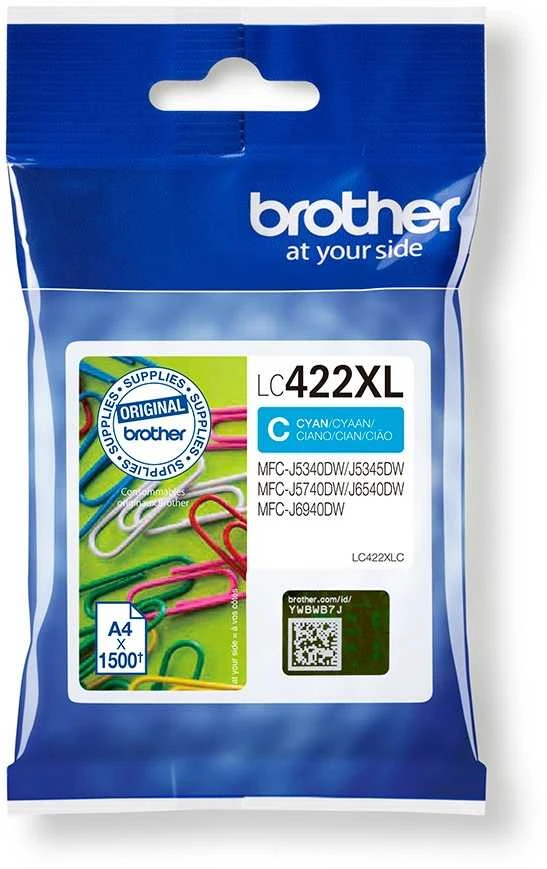BROTHER LC422XLC HY RAŠALAS, skirtas BH19M/B
