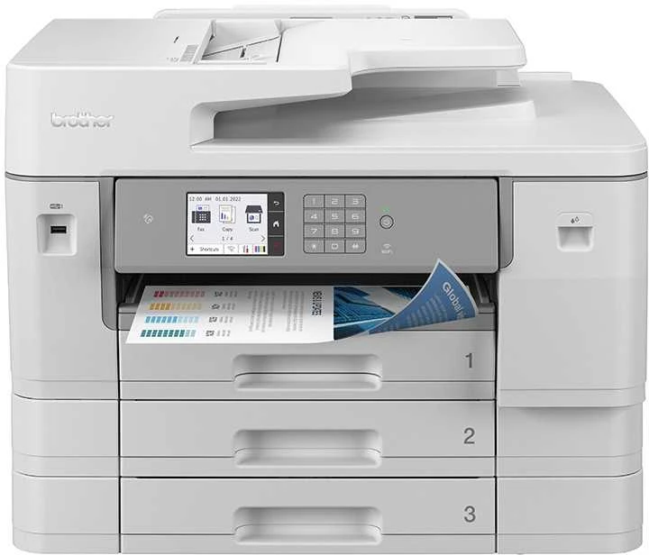 BROTHER MFC-J6957DW rašalinis spausdintuvas 4 viename, A3, automatinis dokumentų tiektuvas, dvipusis spausdinimas, belaidis internetas, 3 dėklai, 30 ipm