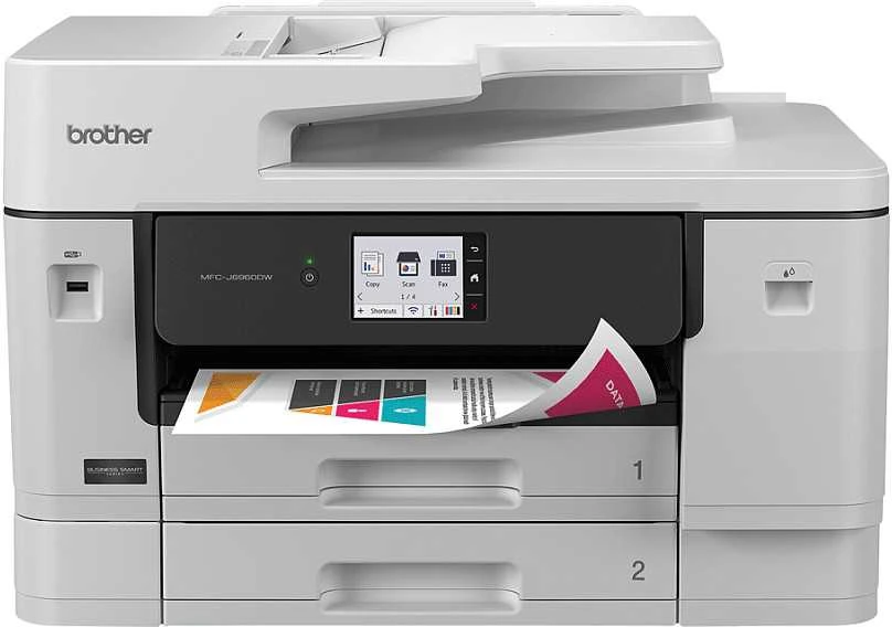 BROTHER MFC-J6960DW rašalinis spausdintuvas 4 viename, A3, automatinis dokumentų tiektuvas, dvipusis spausdinimas, belaidis internetas, 2 dėklai, 31 ipm