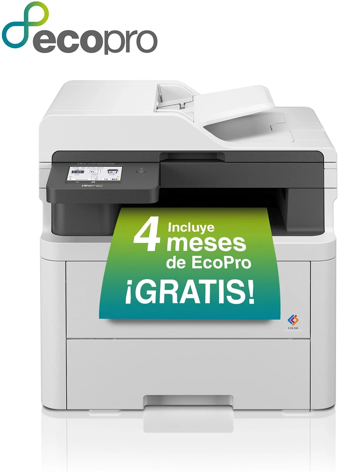 Brother MFC-L3740CDW Daugiafunkcis spausdintuvas LED A4 600 x 2400 DPI 18 ppm „Wi-Fi“