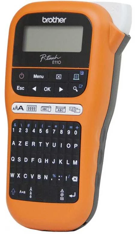 Spausdintuvas Brother PT-E110VP - QWERTY - TZe - Tiesioginis terminis - 180 x 180 DPI - 20 mm/sek - AAA