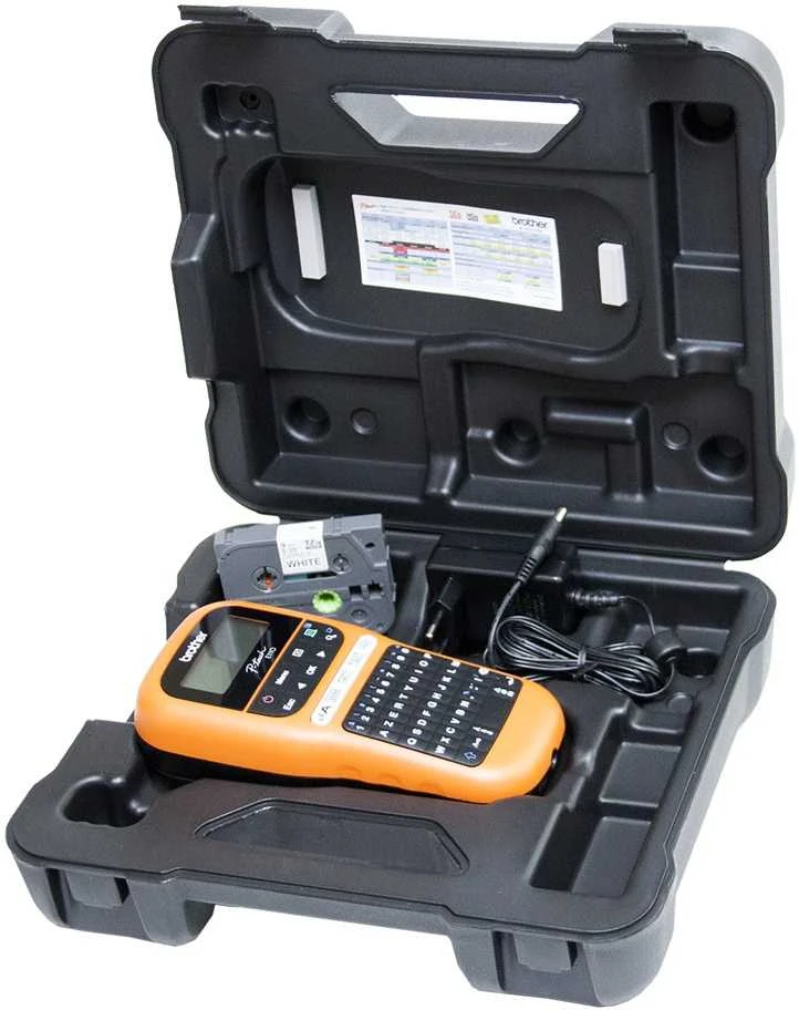 Spausdintuvas Brother PT-E110VP - QWERTY - TZe - Tiesioginis terminis - 180 x 180 DPI - 20 mm/sek - AAA