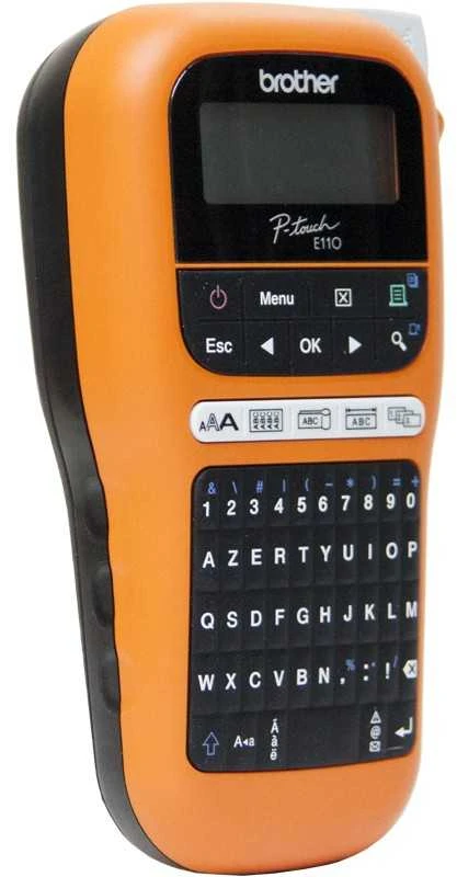 Spausdintuvas Brother PT-E110VP - QWERTY - TZe - Tiesioginis terminis - 180 x 180 DPI - 20 mm/sek - AAA