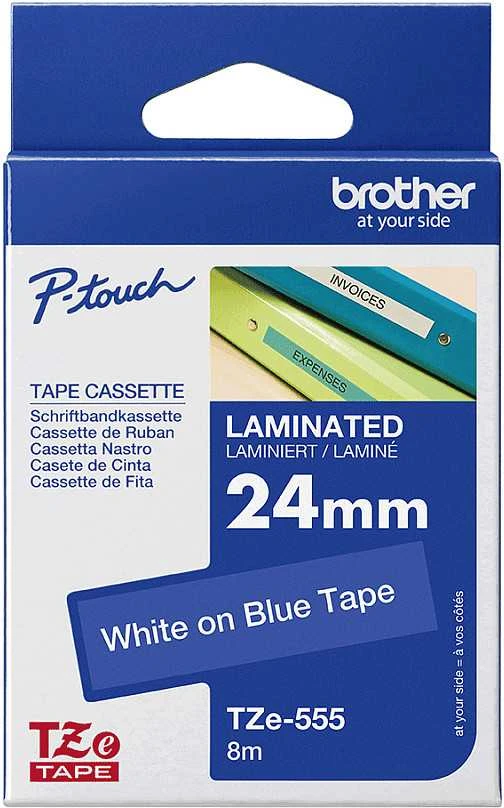 Brother BROLIS TZ541 18 Juodas ON Mėlynas