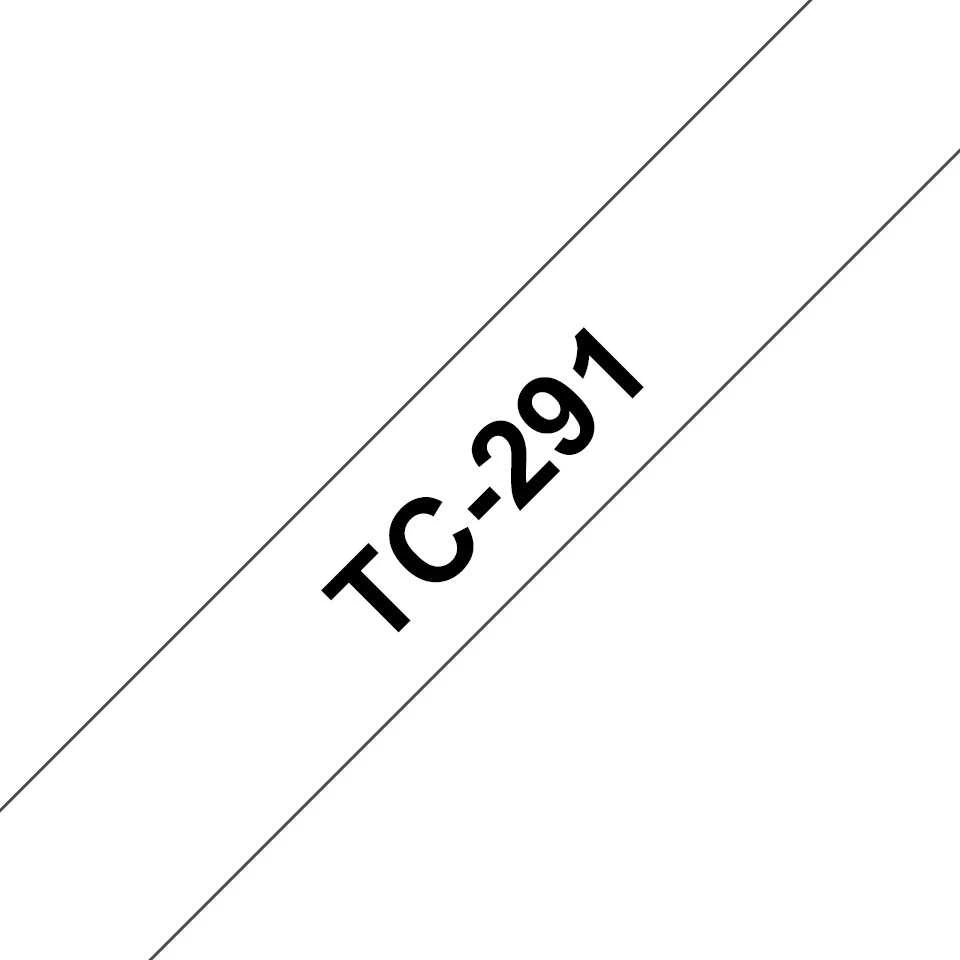Brother taśma balta TC-241 nadruk juoda