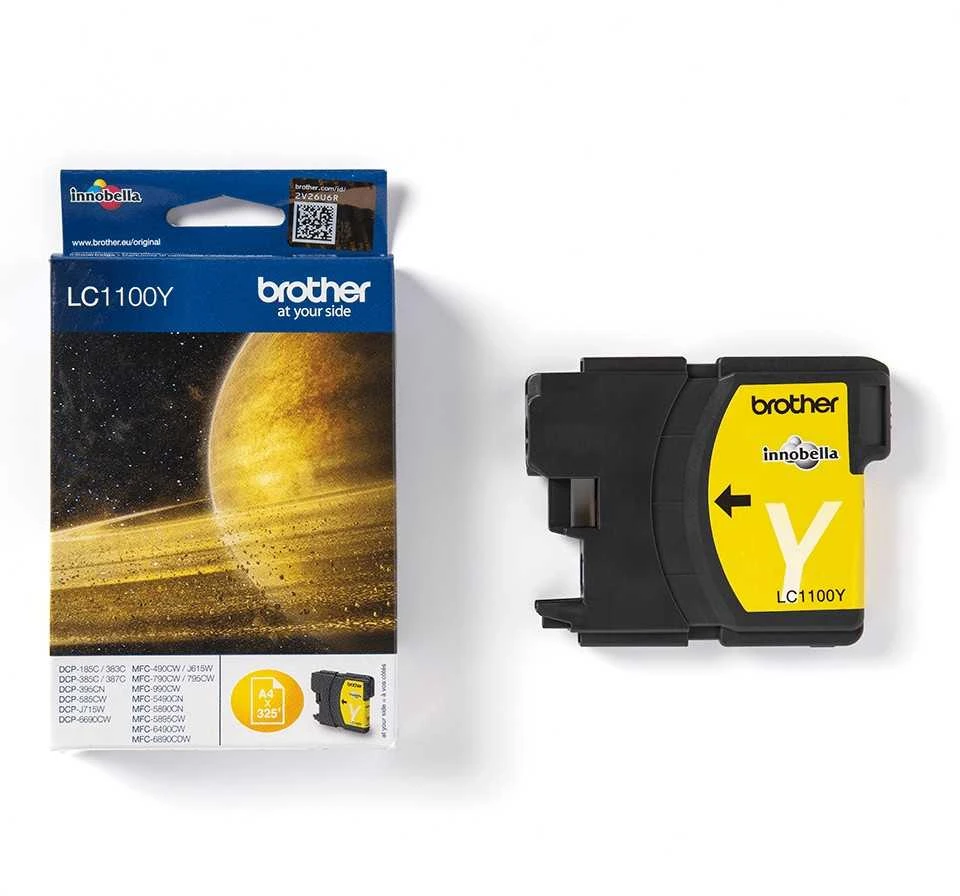 BROTHER LC-1100Y TONERIS Geltonas 325P