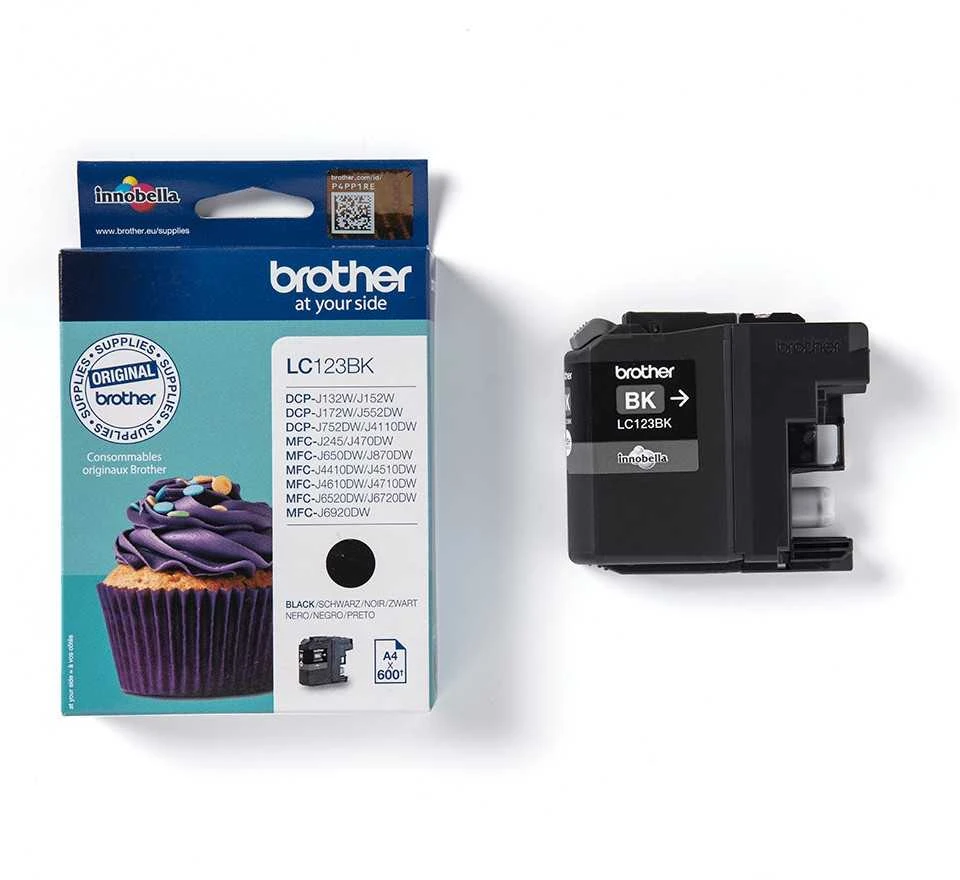 Brother LC123BK | Ink Cartridge | Juodas