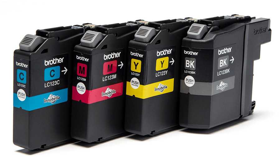 Brother LC-123 | Ink Cartridge | Juodas, Cyan, Magenta, Geltona
