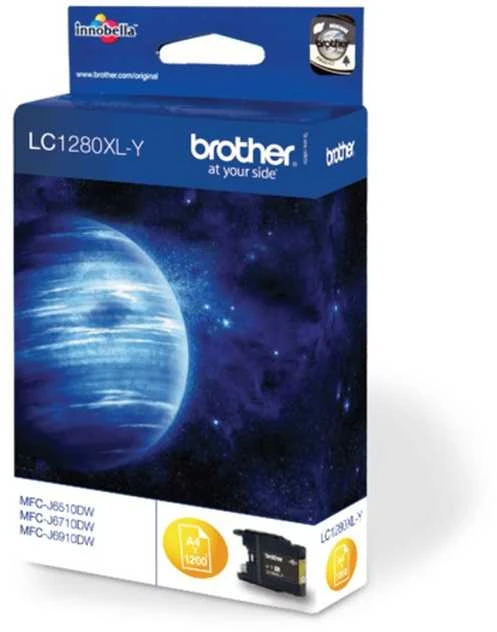 Brother LC1280XLY | Rašalo kasetė | Geltona