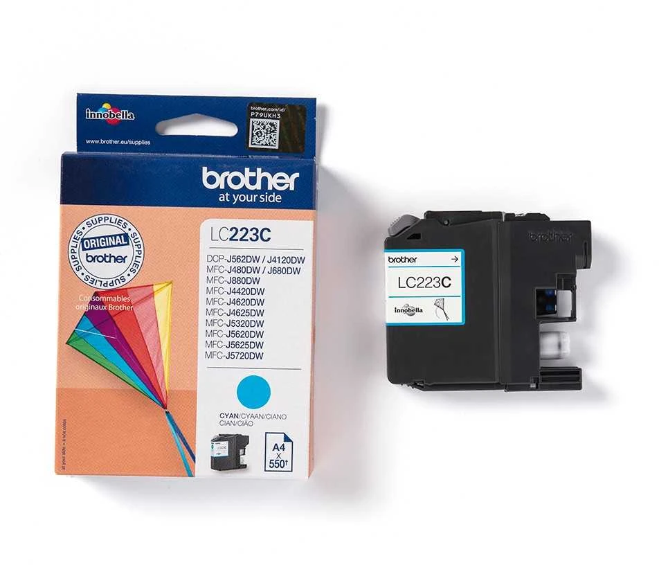 Brother LC-223C | Rašalo kasetė | Žydra spalva