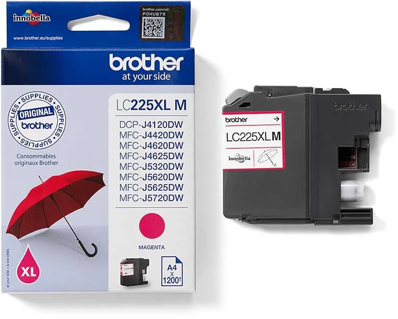 Brother LC-225XLM | Rašalo kasetė | Magenta