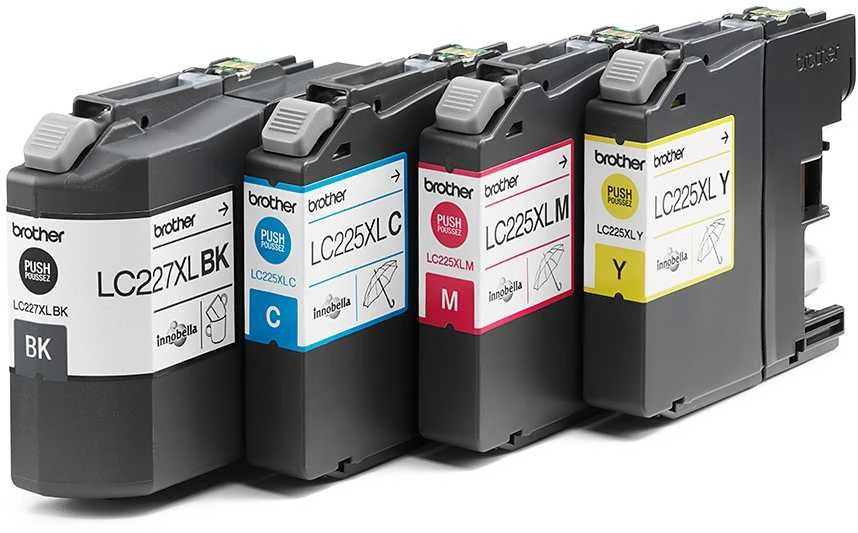 Supakuokite Brother LC227XLVALBP CMYK lizdinę plokštelę DCP-J4120DW/MFC-J4420DW/4425DW/4620DW