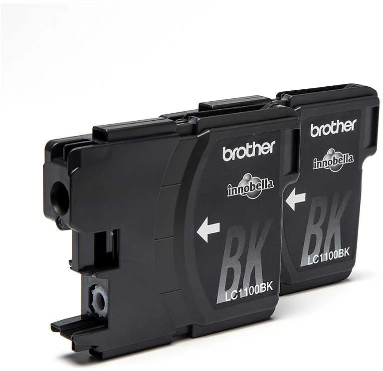 Rašalo kasetė Brother LC1100 juodas| 2vnt | DCP395CN/DCP585CW/DCP6690CW