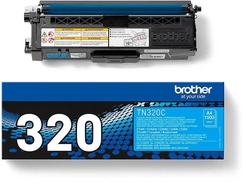 Brother TN-320, žalsvai mėlynas dažiklis Brother
