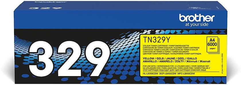 BROTHER TN-329Y TONERIS S.HIGH Geltonas 6000
