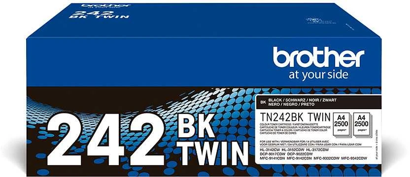 Brother TN-242BKTWIN TONER F. DCP9017CD - /72CDW/MFC-9142CDN/9332CDW/42CDW