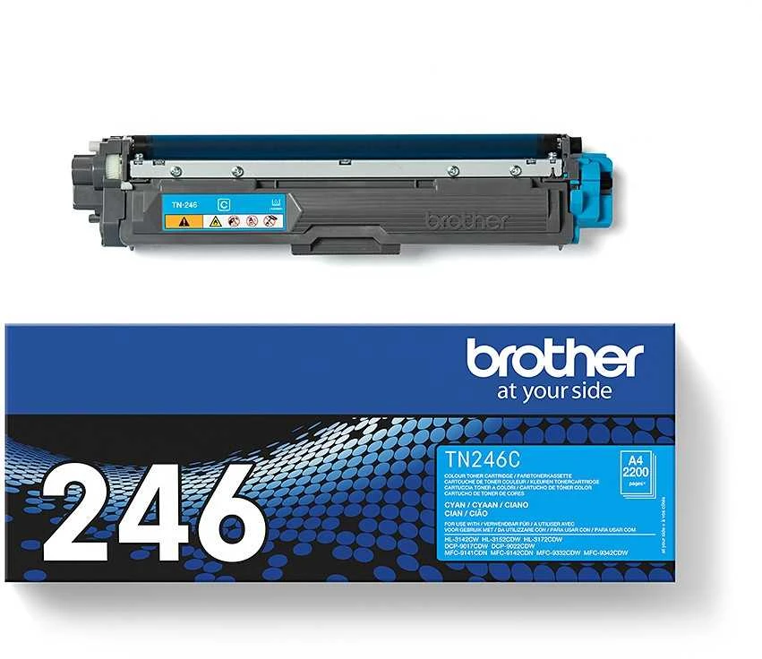 Brother TN-246C tonerio kasetė Originalus Žydras 1 vnt