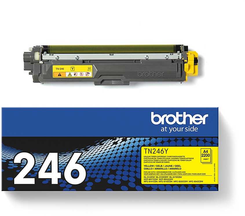 Brother TN-246Y tonerio kasetė Originalus Geltona 1 vnt