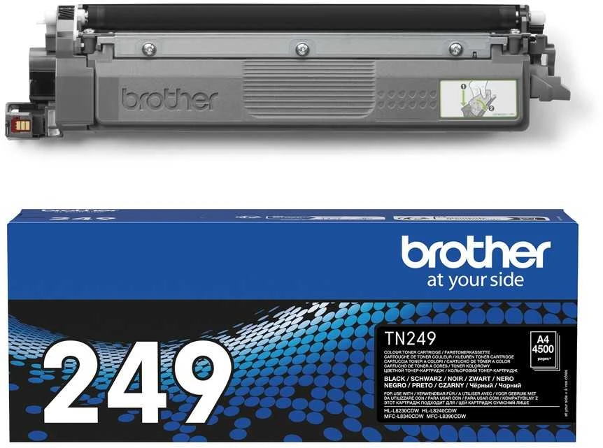 BROTHER TN249BK TONER Juodas 4500P