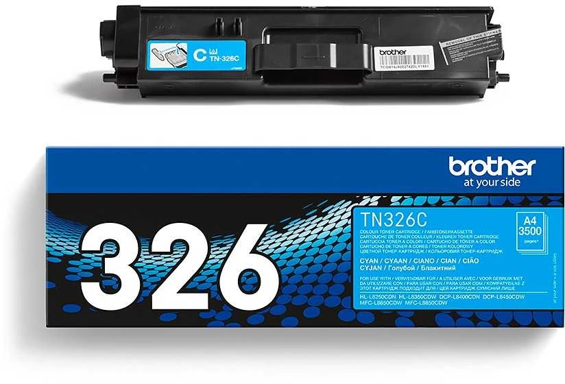 BROTHER TN-326C TONERIS HIGH CYAN 3500P