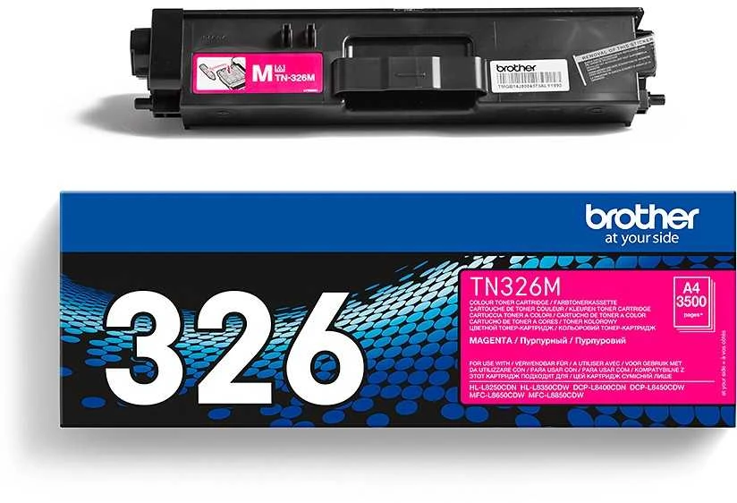 BROTHER TN-326M TONER HIGH MAGENTA 3500P