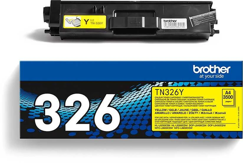 BROTHER TN-326Y TONER HIGH Geltonas 3500P