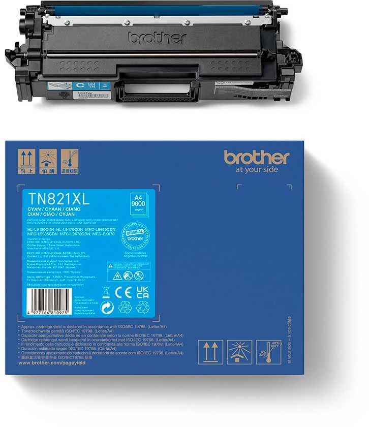 BROTHER TONER CYAN XL, 9000 PAGES