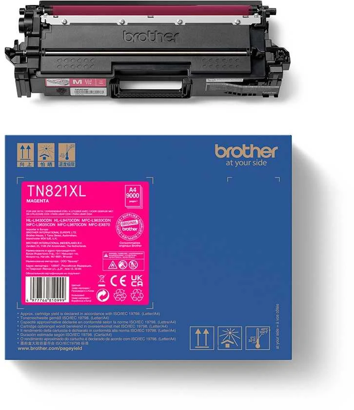 BROTHER TONER MAGENTA XL, 9000 PAGES
