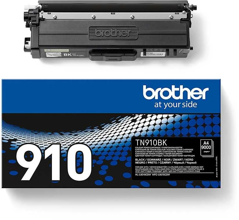 BROTHER TN-910BK Juodas Toneris, YPAČ DIDELĖS NAŠUMO, 9000 P.