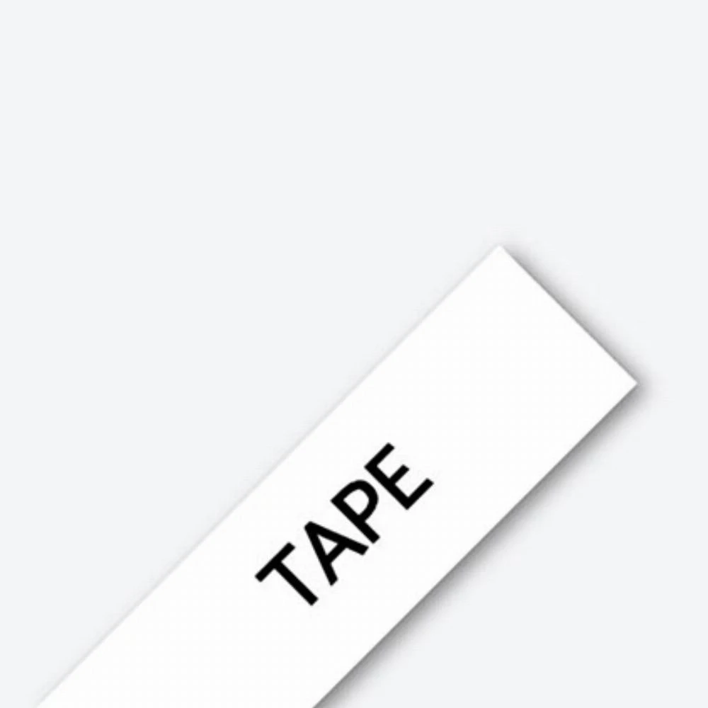Brother | TZ-231 Laminated Tape | Juodas on Baltas | TZe | 8 m | 1.2 cm