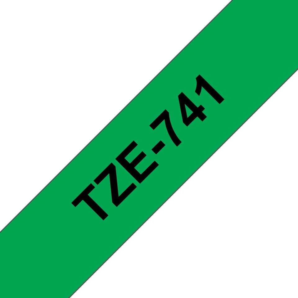 Brother BROLIS TZ741 18 Juodas ON Žalias