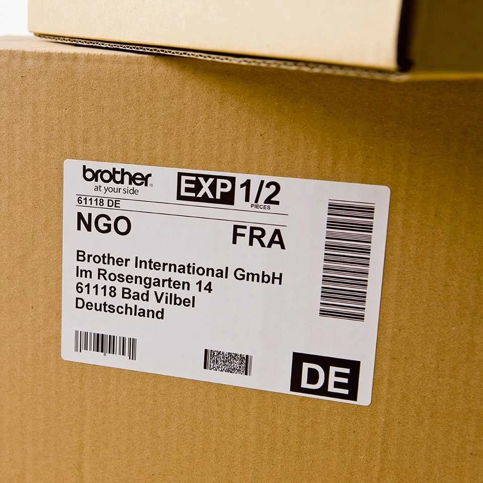 Brother Brolis | DK-11202 Siuntimo etiketės | Baltas | DK | 62mm x 100mm