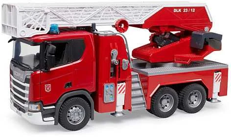 Bruder Žaislinis gaisrinis automobilis Scania Super 560R su vandens pompa